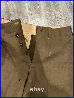 WW2 WWII US Army 32nd Infantry Division Uniform Grouping Australian Made Pants