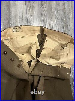 WW2 WWII US Army 32nd Infantry Division Uniform Grouping Australian Made Pants