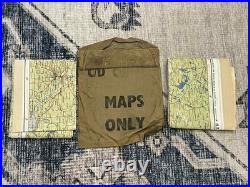 WW2 WWII US Army Air Force Pilot / PARATROOPER Silk Escape Map Europe C/D & C/E WW2 WWII US Army Air Force Pilot / PARATROOPER Silk Escape Map Europe C/D & C/E