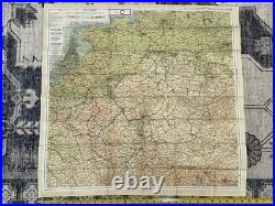 WW2 WWII US Army Air Force Pilot / PARATROOPER Silk Escape Map Europe C/D & C/E WW2 WWII US Army Air Force Pilot / PARATROOPER Silk Escape Map Europe C/D & C/E
