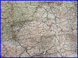 WW2 WWII US Army Air Force Pilot / PARATROOPER Silk Escape Map Europe C/D & C/E WW2 WWII US Army Air Force Pilot / PARATROOPER Silk Escape Map Europe C/D & C/E