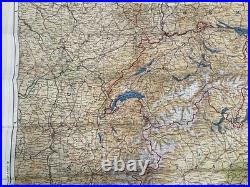 WW2 WWII US Army Air Force Pilot / PARATROOPER Silk Escape Map Europe C/D & C/E WW2 WWII US Army Air Force Pilot / PARATROOPER Silk Escape Map Europe C/D & C/E