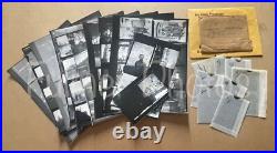WW2 War Images NEGATIVES & CONTACT SHEETS 50 VTG Original Omaha B&W US ARMY