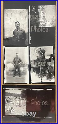 WW2 War Images NEGATIVES & CONTACT SHEETS 50 VTG Original Omaha B&W US ARMY