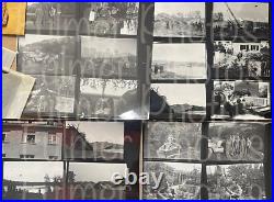 WW2 War Images NEGATIVES & CONTACT SHEETS 50 VTG Original Omaha B&W US ARMY