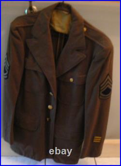 WW2 Wool Green Army Uniform Jacket (38), pants (31/33), flannel shirt (15/33)cap7 WW2 Wool Green Army Uniform Jacket (38), pants (31/33), flannel shirt (15/33)cap7