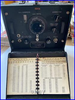 WW2 Zenith Army Signal Corp Field Frequency Meter BC 221-T Untested Relic #E