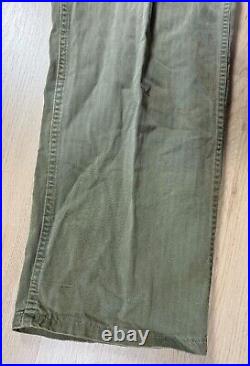 WW2 era US Army HBT Combat Field Trousers Pants Fatigue Uniform Size 32x33