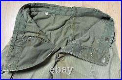 WW2 era US Army HBT Combat Field Trousers Pants Fatigue Uniform Size 32x33