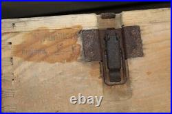 WW2 original German Army wooden transportation box, case for Flak 2cm nice Label