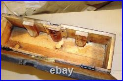 WW2 original German Army wooden transportation box, for L F. H. 18 extra conditio