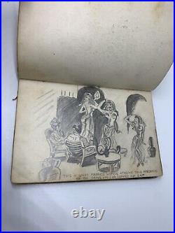 WW2 sketches POW book of drawings Army Military World War 2 Memorabilia