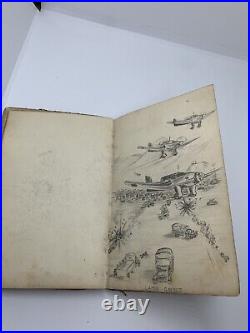 WW2 sketches POW book of drawings Army Military World War 2 Memorabilia