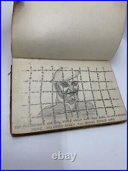 WW2 sketches POW book of drawings Army Military World War 2 Memorabilia