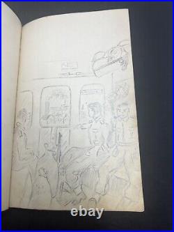 WW2 sketches POW book of drawings Army Military World War 2 Memorabilia