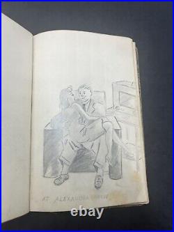 WW2 sketches POW book of drawings Army Military World War 2 Memorabilia