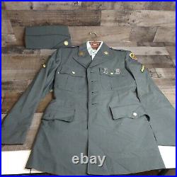 WWII 102nd Infantry OZARK Division Uniform Jacket Van Heusen Shirt Hats Pin Army