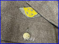 WWII 1940 US Army Anti-Aircraft Command Service Dress Uniform Coat Tunic 34R