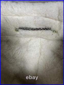 WWII 1943 Army Canvas Jeep Coat Mackinaw Jacket Double Lined Sheepskin Canadian