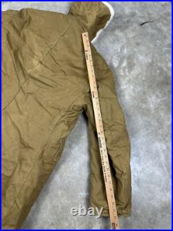 WWII 1943 Army Canvas Jeep Coat Mackinaw Jacket Double Lined Sheepskin Canadian
