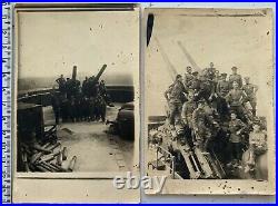 WWII 1945 BERLIN Battle Anti-Aircraft Flak Tower Gun Red Army Orig Vintage Photo