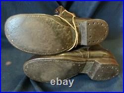 WWII/2 US Army PARATROOPER pair of brown leather jump boots size 10