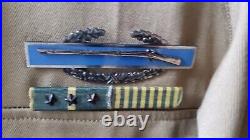WWII 40th Inf US Army Master Sergent Uniform Jacket Trousers Tie Belt Combat Pin