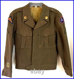 WWII 7th Army and 3rd Army US Infantry Ike Jacket