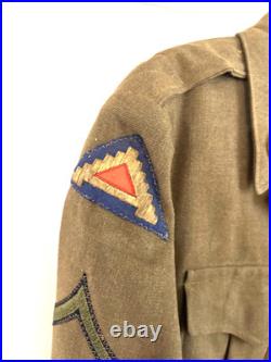 WWII 7th Army and 3rd Army US Infantry Ike Jacket
