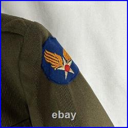 WWII Army Air Corp Officer Ike Jacket Flight Felt AAC Patch