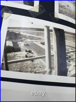 WWII Army Air Corps Air Tower Operator Photo Album Visor Cap WW2