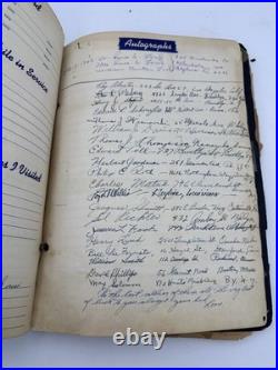 WWII Army Air Corps Air Tower Operator Photo Album Visor Cap WW2