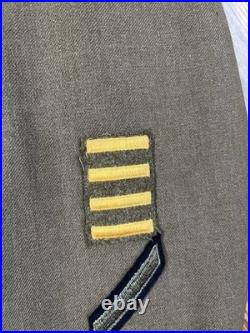 WWII Army Air Corps Uniform Jacket & Patch Grouping CBI Named