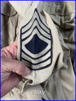 WWII Army Air Corps Uniform Jacket & Patch Grouping CBI Named