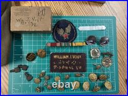WWII Army Air Corps Uniform Jacket & Patch Grouping CBI Named