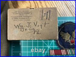 WWII Army Air Corps Uniform Jacket & Patch Grouping CBI Named
