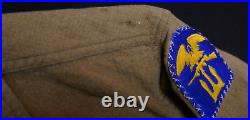 WWII Army Amphibious Special Engineers Wool Field Shirt Special Gas Flap D-Day