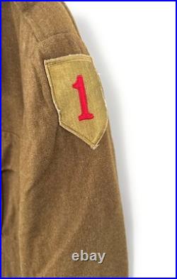 WWII Army Jacket 1st Infantry Big Red 1