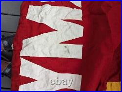 WWII Army Navy Banner E Production Award Flag P. Q. D. WW2 HUGE