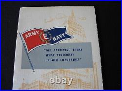 WWII Army-Navy E Award Ceremony War Production Program August 17, 1942