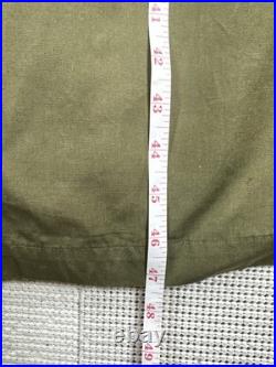 WWII Army Officer's O'Coat Field Coat with Wool Liner Green 36L Distressed