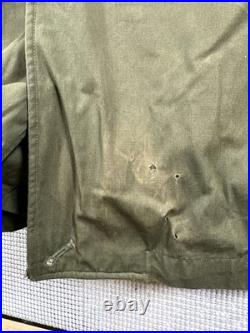 WWII Army Officer's O'Coat Field Coat with Wool Liner Green 36L Distressed