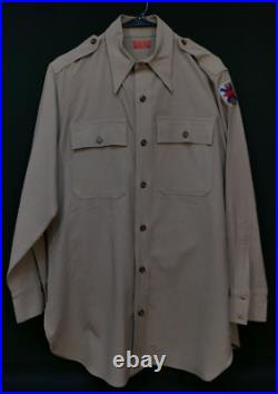 WWII Army XIV Corps Officers Khaki Shirt & Pants'Rothwells Brisbane' Australia