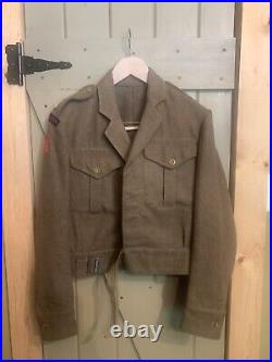 WWII British Army Royal Artillery Original Battle Dress Jacket