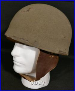WWII British Royal Army Dispatch Riders Helmet'BMB 1942' Size 7 Fine Condition