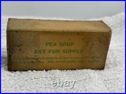 WWII Canadian Army Mess Tin Ration Pack Complete Waxed Box Wrigley WW2 D-Day