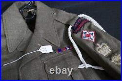 WWII Cold War Royal Canadian Army Staff Sergeant Battle Dress Blouse 1951 Date