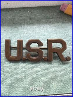 WWII-Desert Storm US Military Insignia Lot Buckle Badges Buttons Navy Army