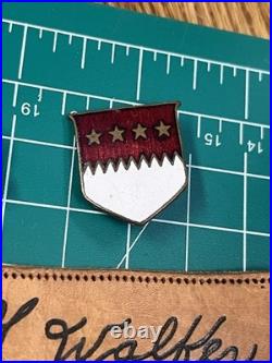 WWII ETO US Army Medical Officer Insignia Grouping Ribbons Medal Patch Pins