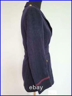 WWII Early Blue Army Nurse Women's Uniform Jacket (B-35.5 W-28) Vintage 1940s